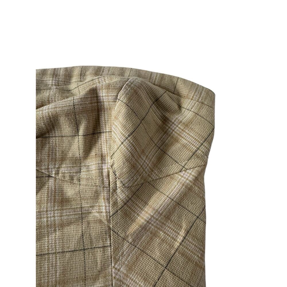 Free People Beige Checkered Crop Top - Picture 3 of 11